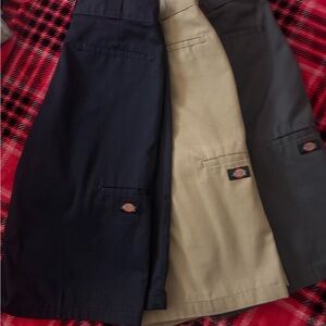 Dickies Mens Cargo Shorts in Navy, Khaki, and Black